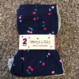 NWT 2 Pairs Colette Lilly Jeggings Sz 14/16